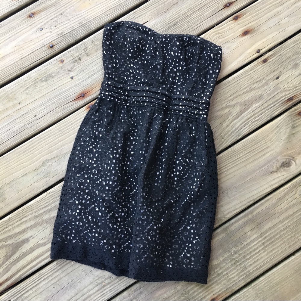 Urban Outfitters Pins and Needles Black Lace Dress